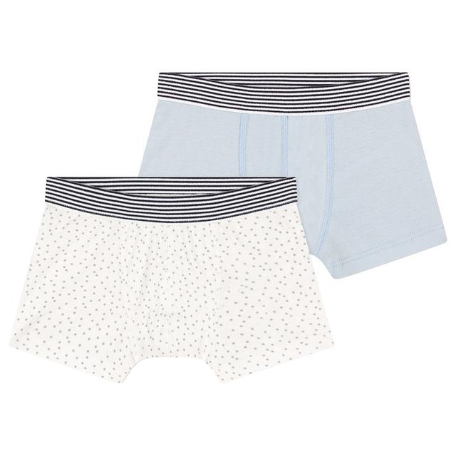 Petit Bateau - 2pc-Set - Boy's Star Cotton Boxer Shorts