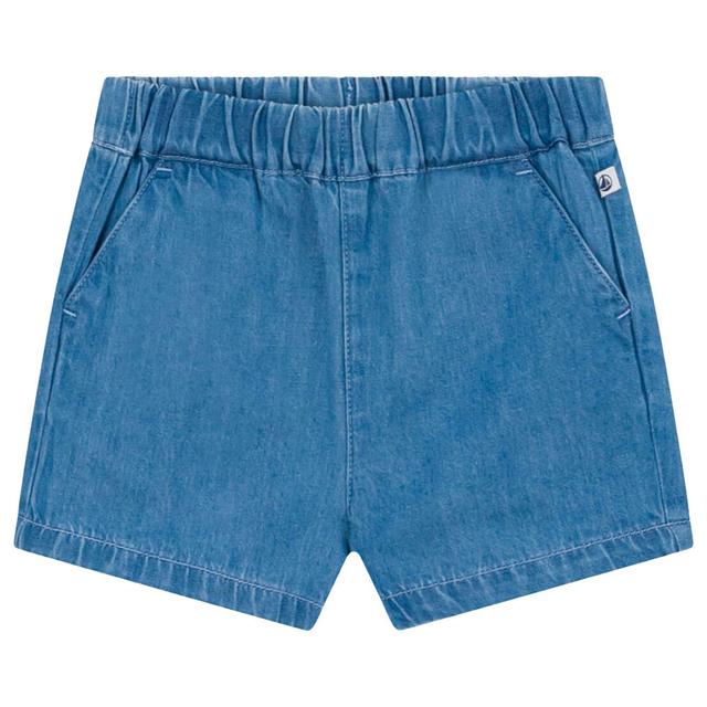 Petit Bateau - Babies' Light Denim Shorts - Blue