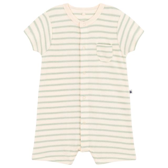 Petit Bateau - Babies' Terry Short Playsuit