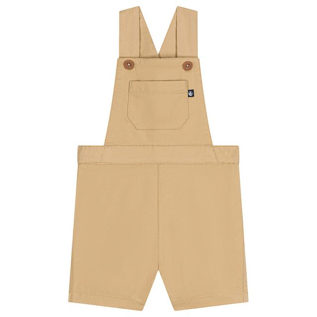 Petit Bateau - Baby's Serge Short Dungaree - Beige