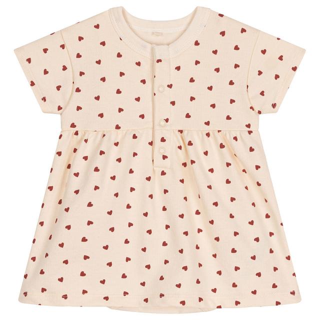 Petit Bateau - Baby's Lightweight Fleece Dress - Beige