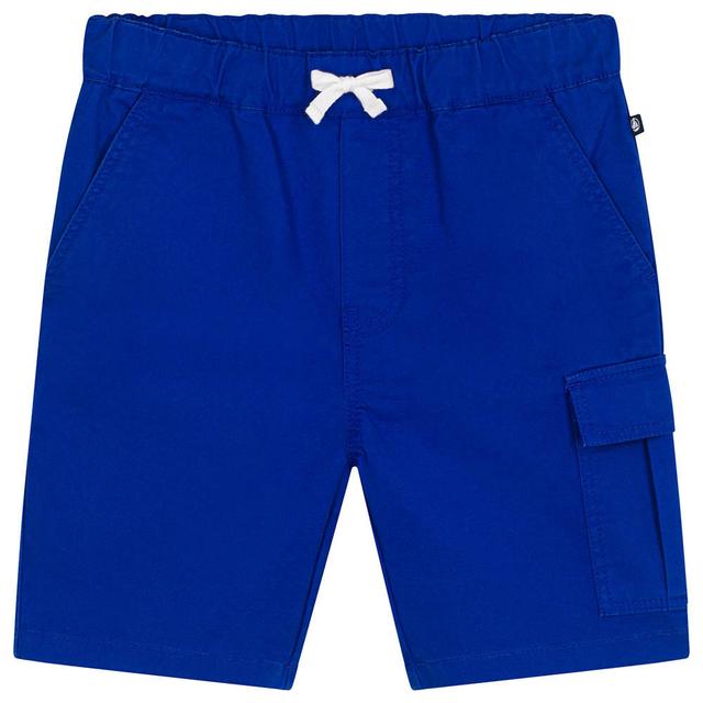 Petit Bateau - Boy's Cotton Canvas Bermuda Shorts - Blue