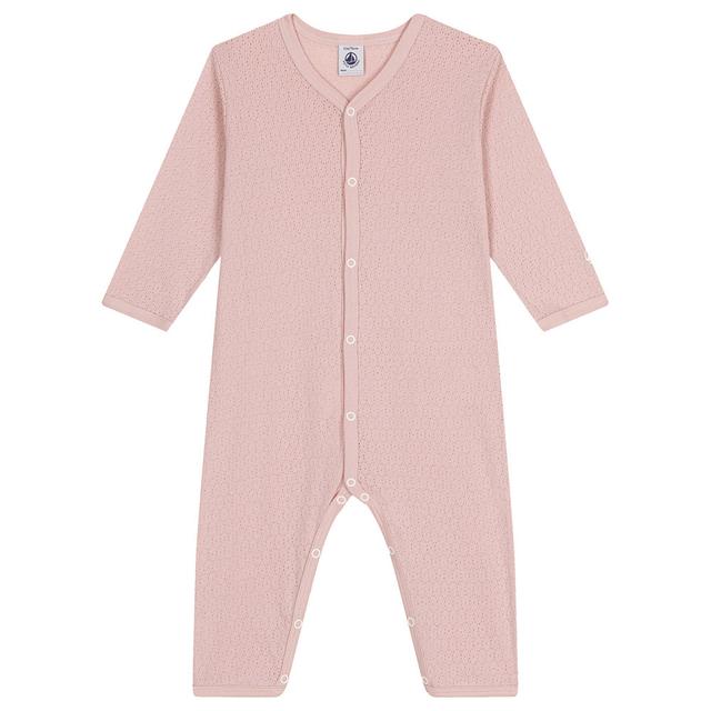 Petit Bateau - Baby's Footless Cotton Sleepsuit - Pink