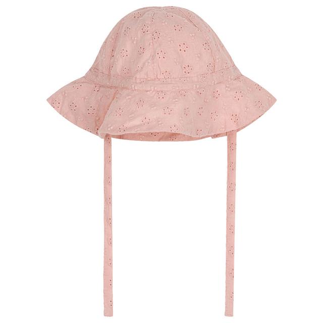 Petit Bateau - Baby's Broderie Anglaise Bucket Hat - Pink