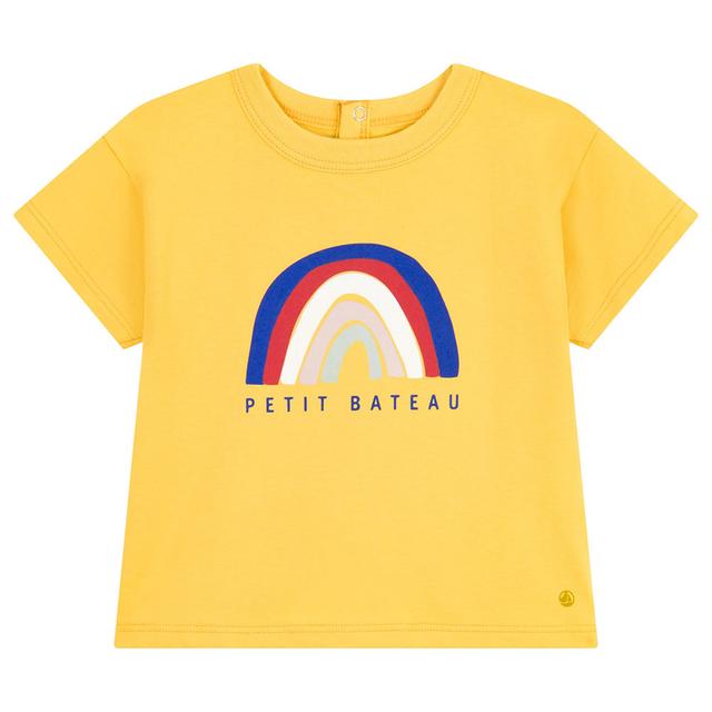 Petit Bateau - Baby's Short Sleeves Lightweight Jersey T-Shirt - Yellow