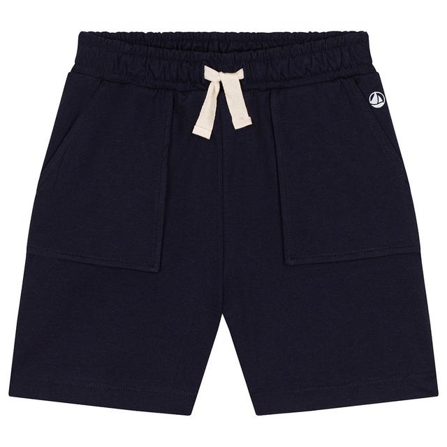 Petit Bateau - Boy's Cotton Shorts - Blue