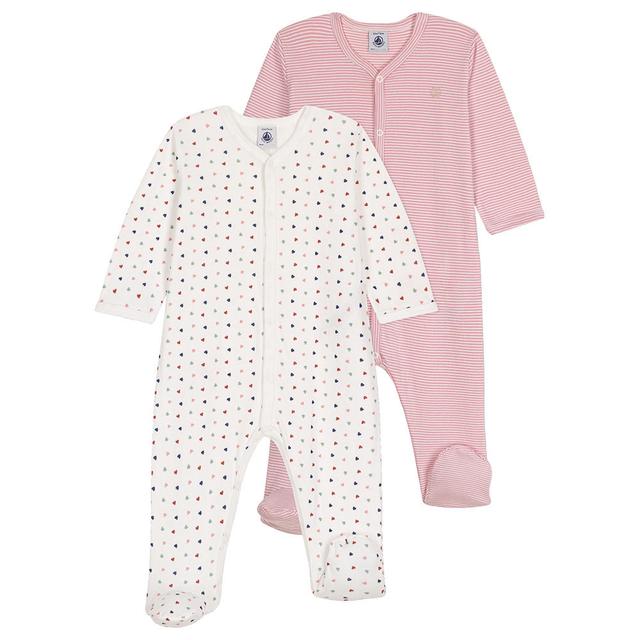 Petit Bateau - 2pc-Set - Baby Girl's Cotton Sleepsuit