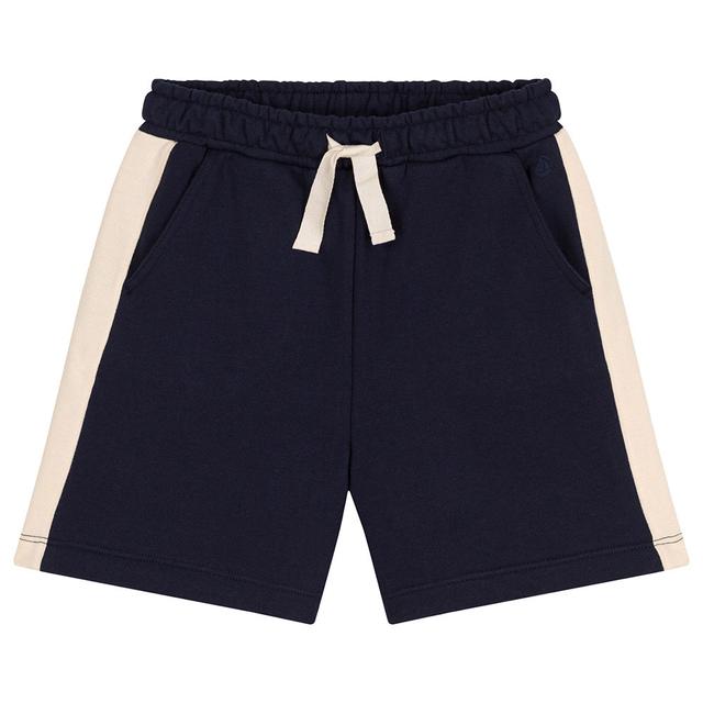 Petit Bateau - Boy's Cotton Shorts - Navy Blue