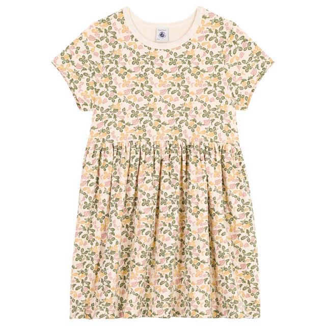 Petit Bateau - Girl's Short Sleeves Printed Cotton Dress