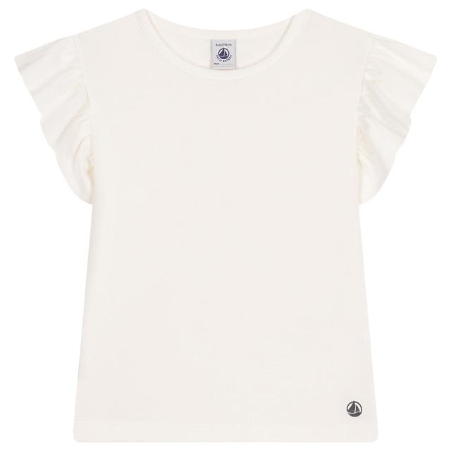 Petit Bateau - Girl's Cotton T-Shirt - White