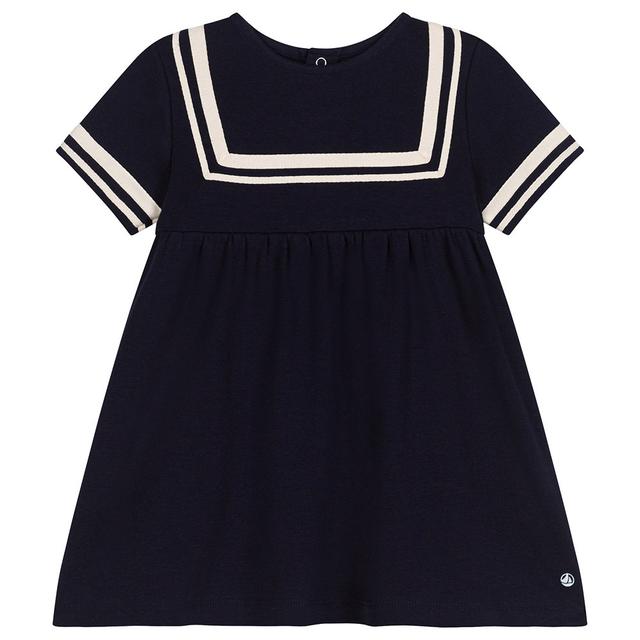 Petit Bateau - Baby's Organic Cotton Sailor Dress - Blue