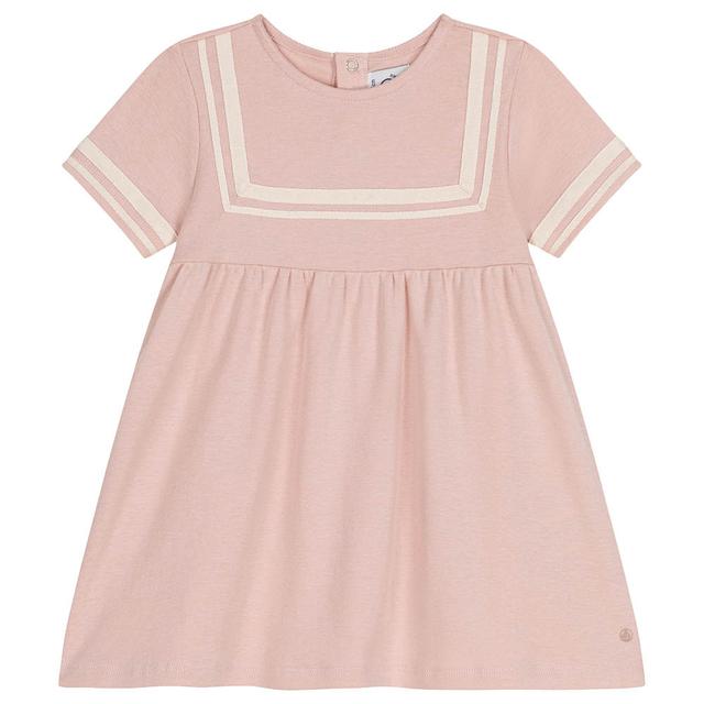 Petit Bateau - Baby's Organic Cotton Sailor Dress - Pink