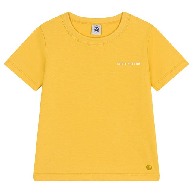 Petit Bateau - Boy's Printed Lightweight Jersey T-Shirt - Yellow