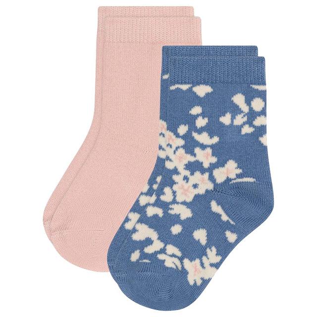 Petit Bateau - 2pc-Set - Babies' Floral Socks