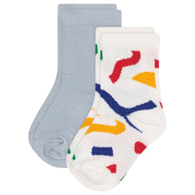 Petit Bateau - 2pc-Set - Boy's Printed Cotton Socks