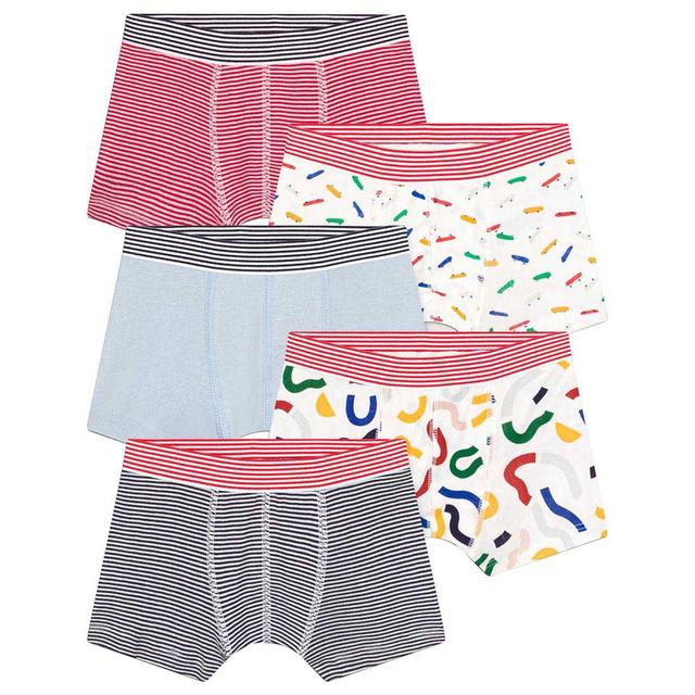 Petit Bateau - 5pc-Set - Boy's Cotton Skateboard Boxers