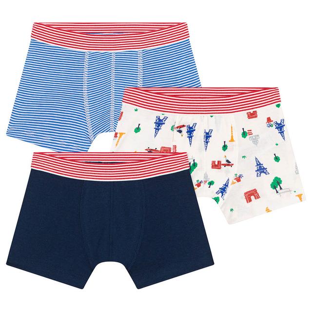 Petit Bateau - 3pc-Set - Boy's Cotton Paris Boxers