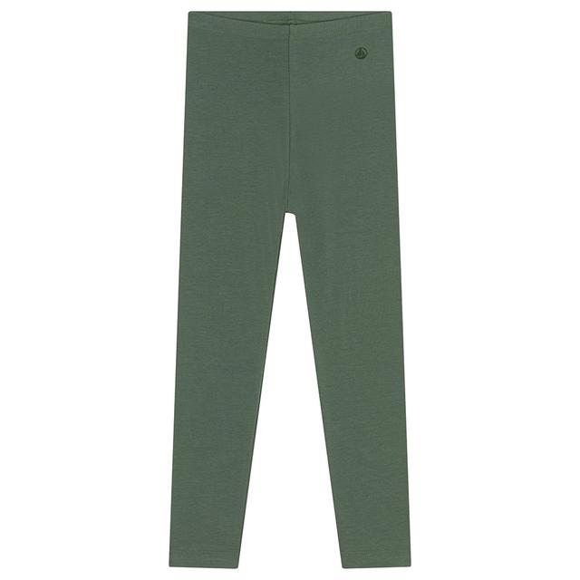 Petit Bateau - Girl's Elastane Jersey Leggings - Green