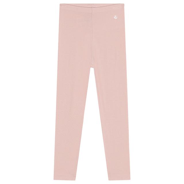 Petit Bateau - Girl's Elastane Jersey Leggings - Pink