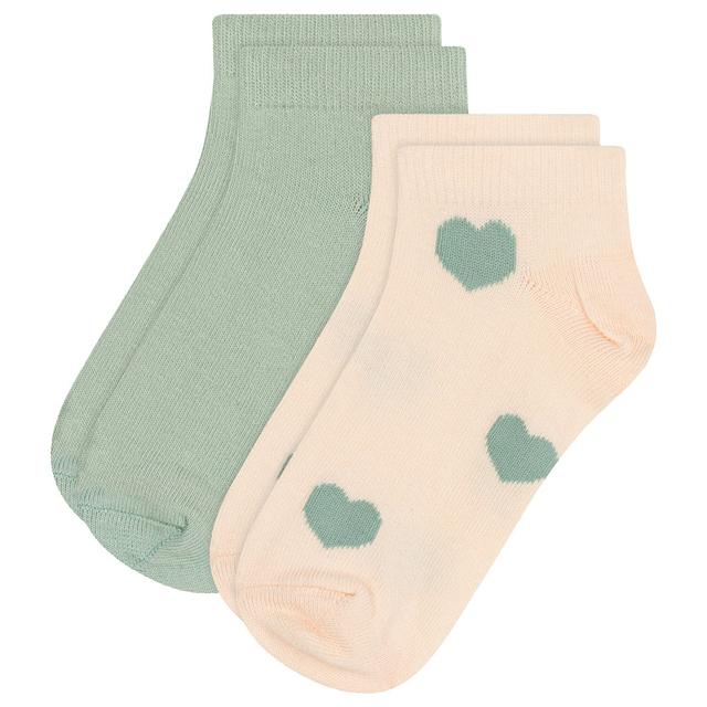 Petit Bateau - 2pc-Set - Children's Heart Cotton Socks