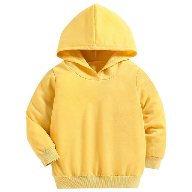 Sugar Rush - Solid Hoodie Full Sleeves Sweatshirt - Yellow