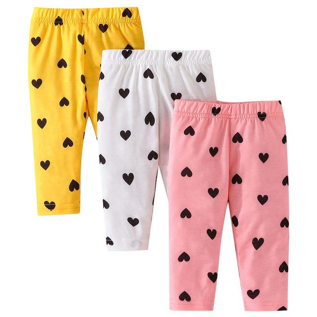 Sugar Rush - 3pc-Set - Girls Heart Printed Pants