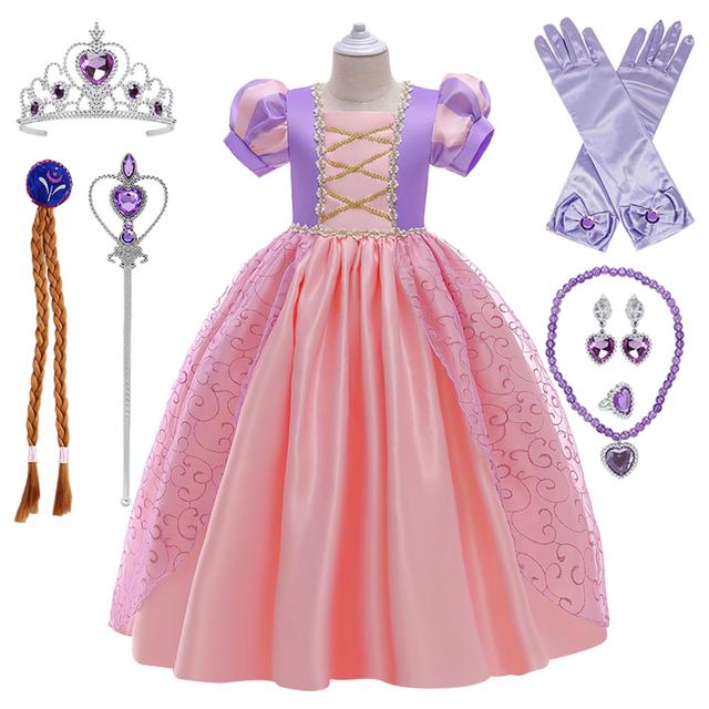 Sugar Rush - 8pc-Set - Cosplay Dress w/ Accessories - Pink