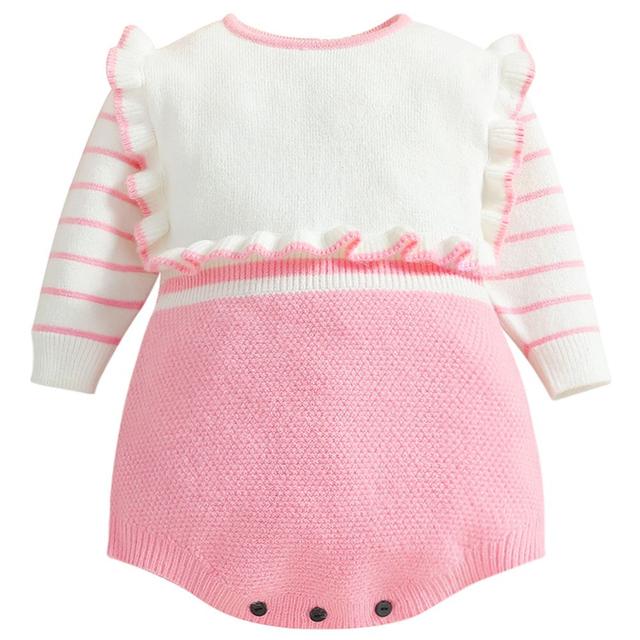 Sugar Rush - Colorblocked Round Neck Full Sleeves Onesie - White