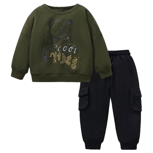 Sugar Rush - 2pc-Set - Boys Sweatshirt & Joggers - Green