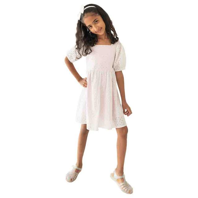 A Little Fable - Feather Fresh Dress - White