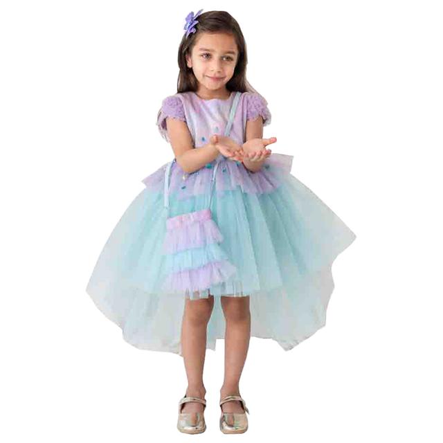 A Little Fable - 2Pc-Set - Mermaid Glitter Dress & Doll