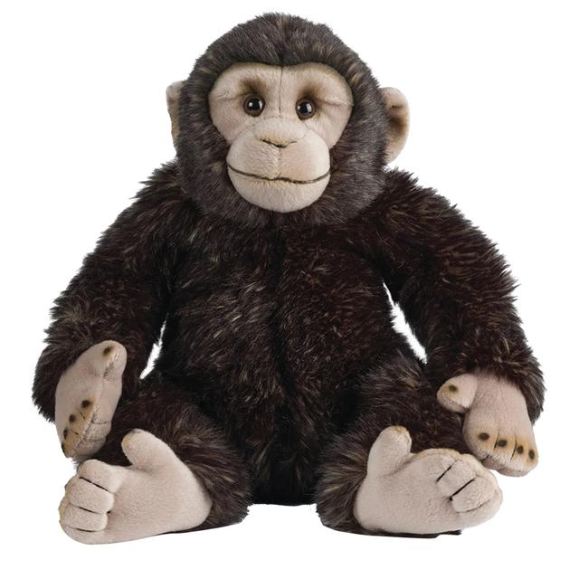 Living Nature - Chimpanzee Plush Toy - Brown - 35cm