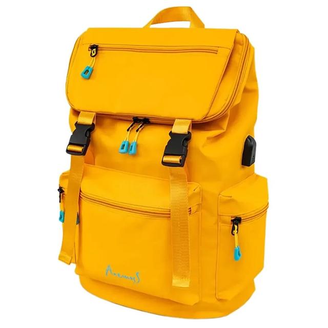 Anemoss - Laptop Backpack - 15-Inch - Yellow