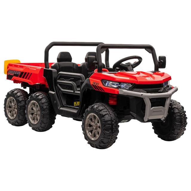 Amsham - Rideon Construction Truck With Electric Tipping Bed - Red - 24V