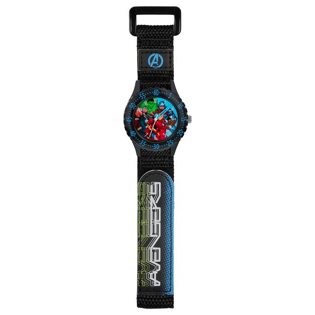 Disney - Marvel Avengers Printed Time Teacher Watch - Black