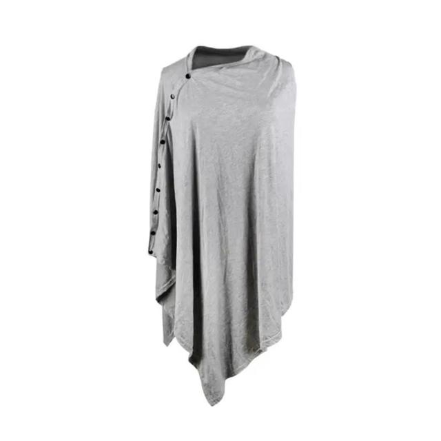 Blooming Blossom - Multi-Use Nursing Cover Poncho - Grey (Exclusive)