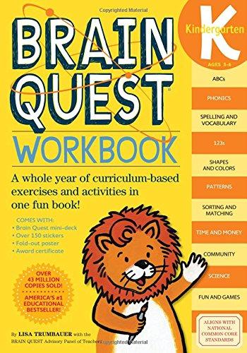 Brain Quest Kindergarten Workbook