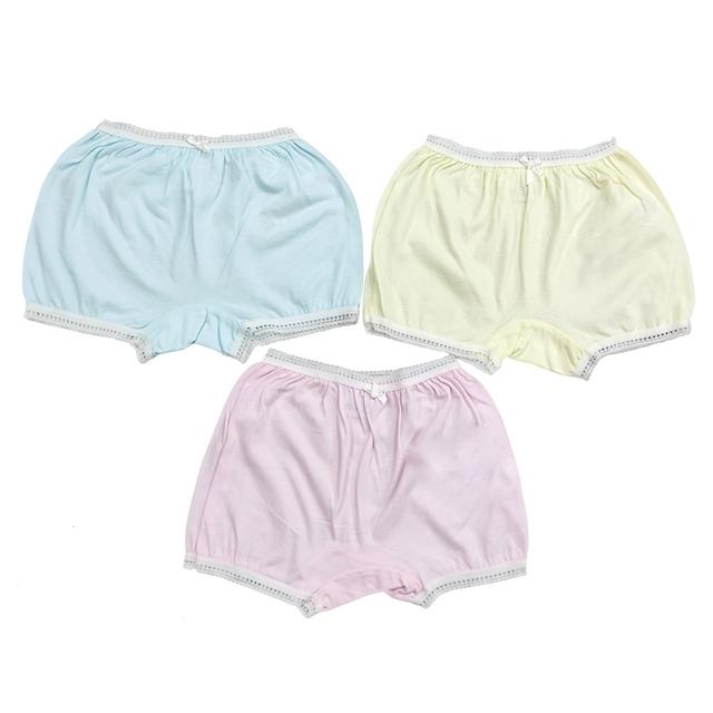 Smart Baby - 3pc-Set - Baby Girl Plain Briefs