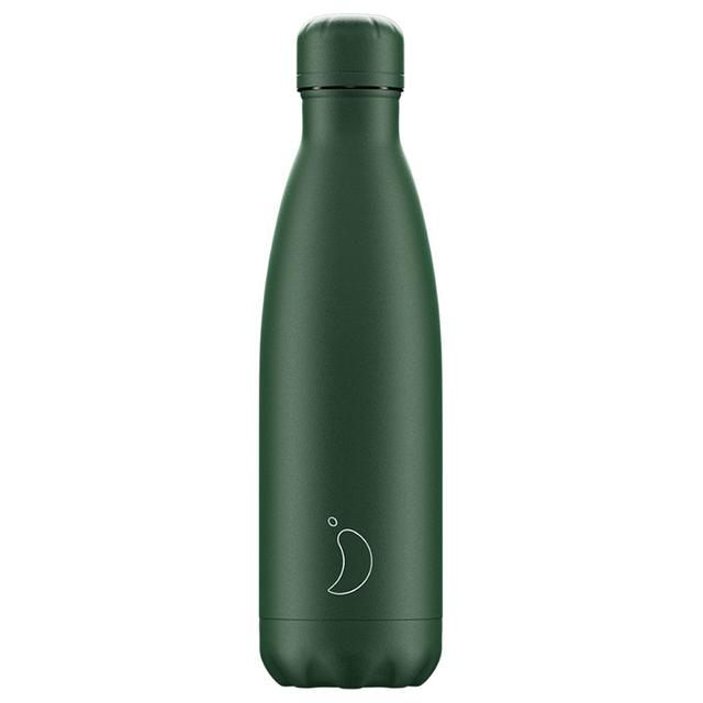 Chillys - Matte Stainless Steel Water Bottle - All Green - 500 ml