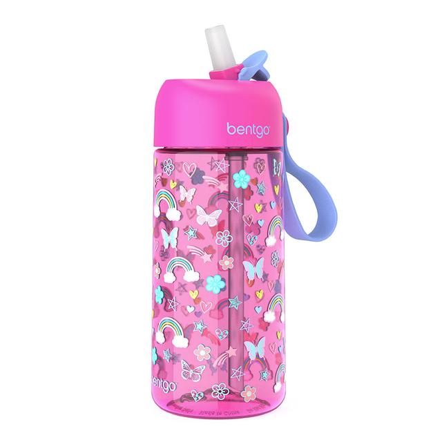 Bentgo - Kinds Water Bottle - Rainbow/Butterflies - 450 ml