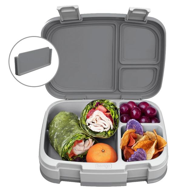 Bentgo - Fresh 3 Compartment Lunchbox - Gray