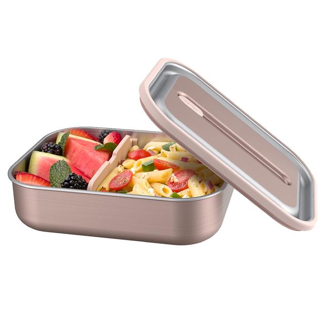 Bentgo - Microsteel Leak Proof Lunch Box - Rose Gold