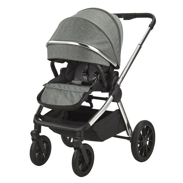 Gokke - Reversible Baby Stroller - BJ02GS - Grey & Silver