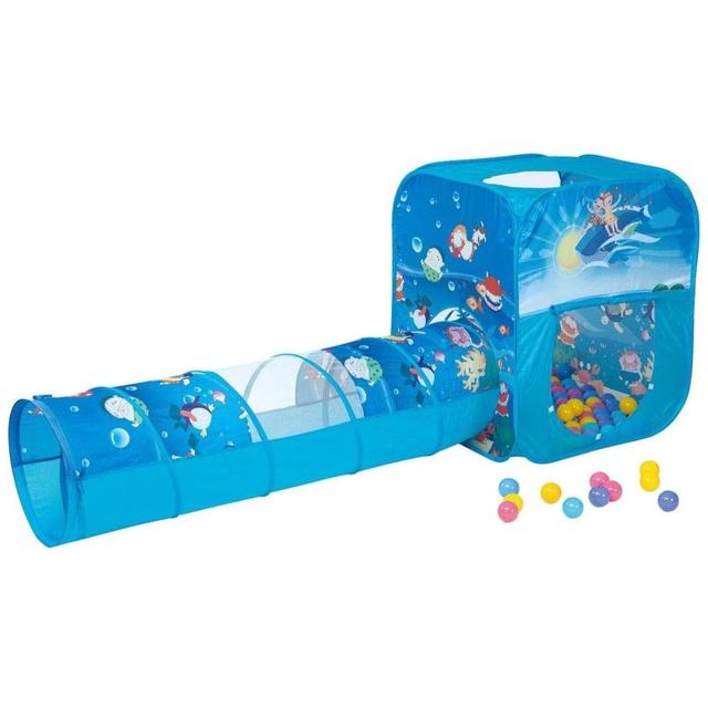 Ching Ching - Ocean Square Play House & Tunnel - Blue