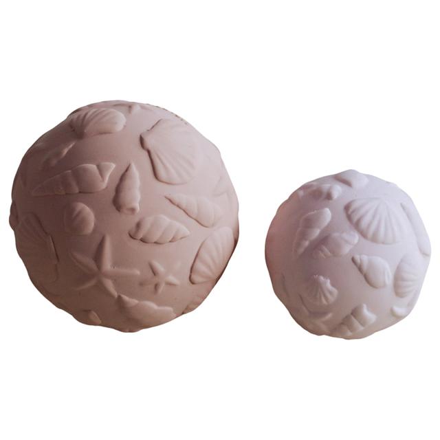 Natruba - Shell Sensory Ball Set - Rose - 2pcs