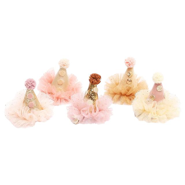 Billy Loves Audrey - Party Hat Hair Clip - Un Jour A Paris - 5pcs