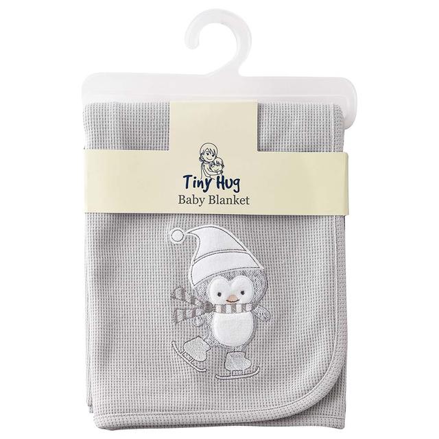 Tiny Hug - Newborn Soft And Warm Baby Blanket - Grey