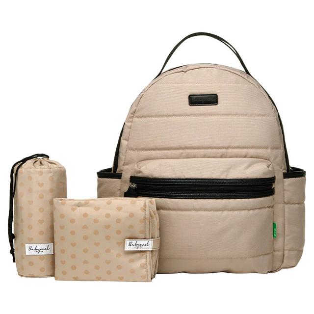 Babymel - Lola Eco Quilt Diaper Bag - Fawn