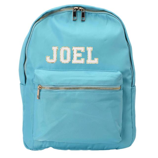 TheHappyTribe - Personalised Backpack - Turquoise - 14.5-inch