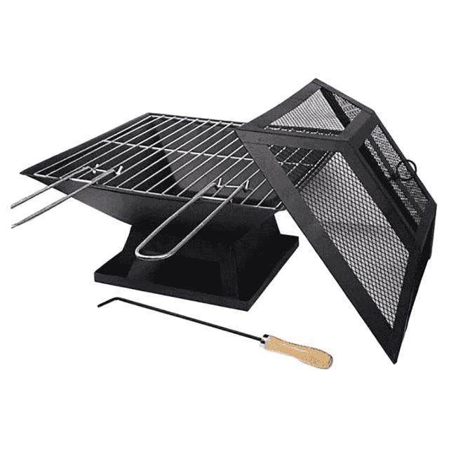 Bad Axe - The Chopping Block Firepit - Black